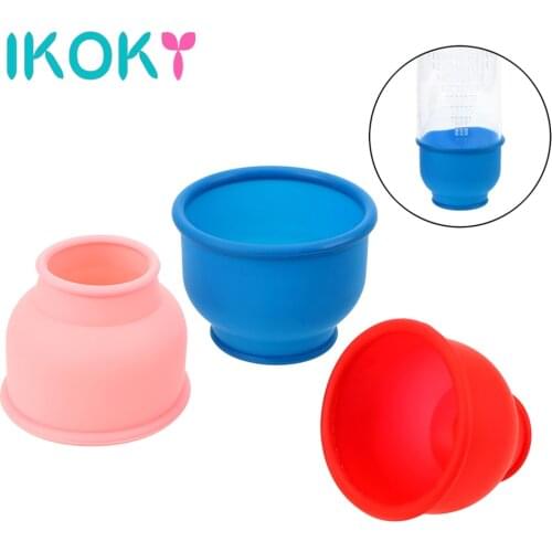 3pcs Vacuum Seal Ring Penis Pump Enlargement Accessories Sex Toys For Men Cock Massager Sets Male Masturbator Adult Product Shop