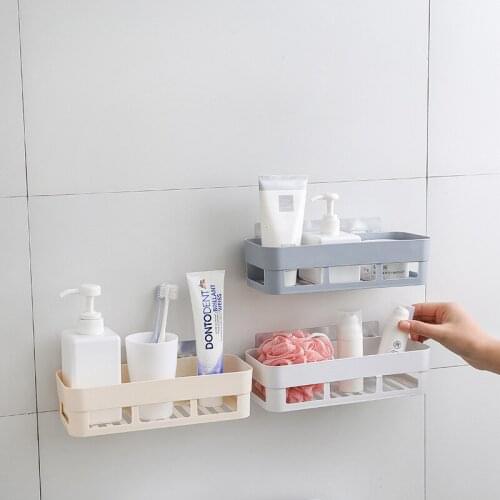 Bathroom Shelf Wall Hanging Bathroom Wall Suction Toilet Receives Hand Washing And Non-punching Appliances