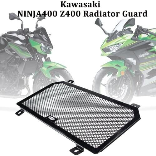 Kodaskin Radiator Guard Grille Protector Motorcycle parts Oil Cooler Cover For KAWASAKI NINJA400 2018-2019 NINJA Z400 2017-2018