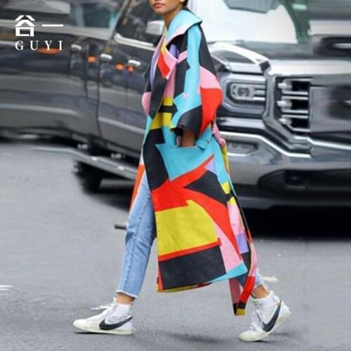 3xl Plus Size Fashion Winter Women Coat Color Block Long Sleeve Woolen Coat Women Ladies Overcoat Women