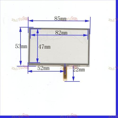 ZhiYuSun 85*53mm suitable 3.8inch 4lines resistance screen this is compatible blass suitable 85*53