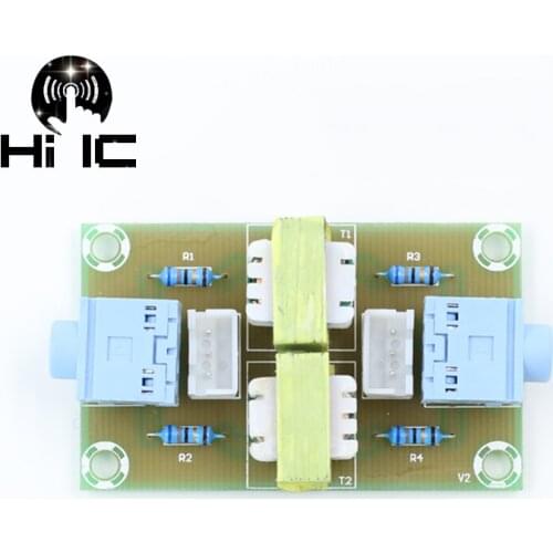 Audio Isolator Acoustic Noise Isolation Eliminate Current Sound Interference Filter Ground Loop Suppressor Transformer Coupler