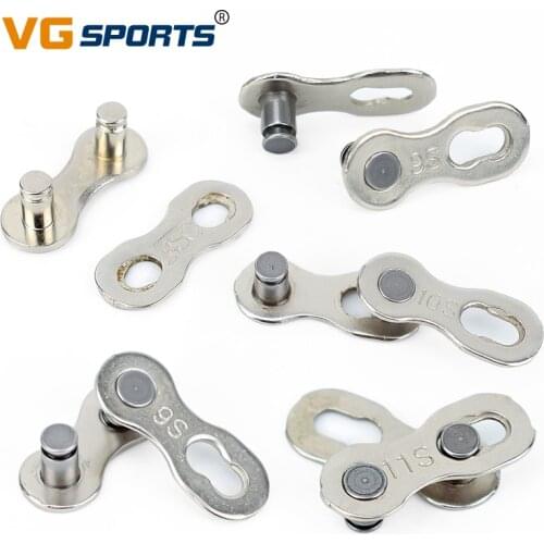 1 Pair Bike Chain Magic Buckle Connector 11S Mountain Bicycle Chain Connector for 6/7/8/9/10 Speed Quick Link Repair Tool