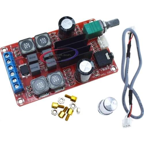 2*50W XH-M189 high end digital power amplifier board TPA3116D2 DC24V dual channel stereo power amplifier board