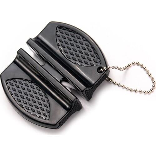 2 Stage Portable Knife Sharpener, Tungsten and Ceramic Blades