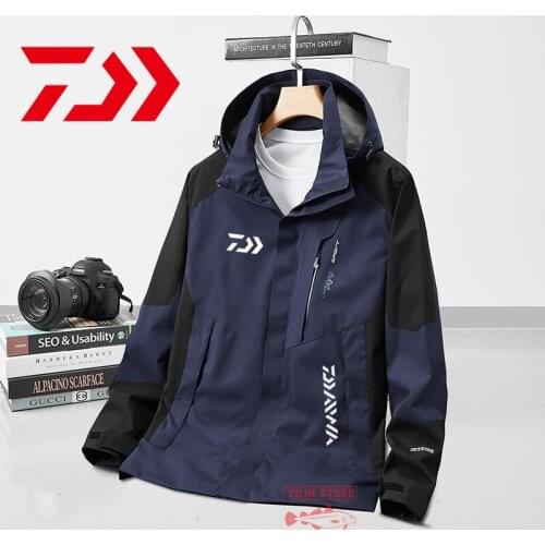 2021 DAIWA Fishing Suit Mens Outdoor Sports Windproof Fishing Jacket Trekking Hiking Jackets Autumn Waterproof Fishing Jacket