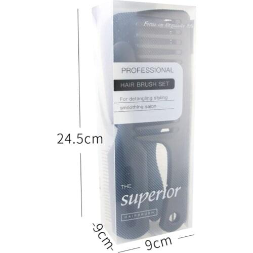 5Pcs Paddle Hair Brush Detangling Brushes Comb Hairbrush Set for Men Women X7XA