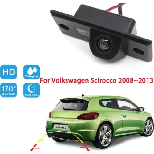Car Night Vision Back up Rear View Camera For Volkswagen Scirocco 2008 2009 2010 2011 2012 2013 CCD Full HD high quality RCA