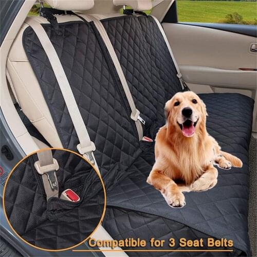 Dog Car Seat Cover Foldable Waterproof Pet Car Mat Hammock For Small Medium Large Dogs Travel Car Rear Back Seat Safety Cushion