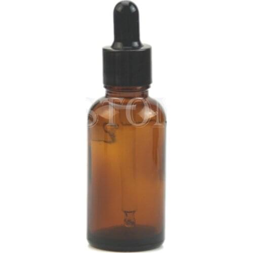Hot Selling 50ml Amber Glass Reagent Eye Dropper Drop Aromatherapy Liquid Pipette Bottle Packaging Bottles