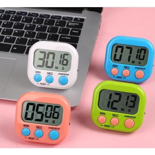 JIANWU 1Pc Multifunction countdown LCD screen display Fresh Learning aid timer journal School supplies