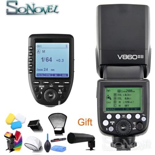Godox V860II-S V860IIS TTL Speedlite Flash GN60 HSS 1/8000s Li-ion Battery+Xpro-S Transmitter For Sony A7RIII A9 A7 A6500 A3500