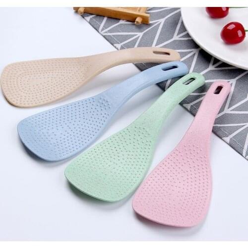 Wheat Straw Material Non-stick Rice Scoop Kitchen Utensil Rice Cooker Rice Shovel Kitchen Accessories