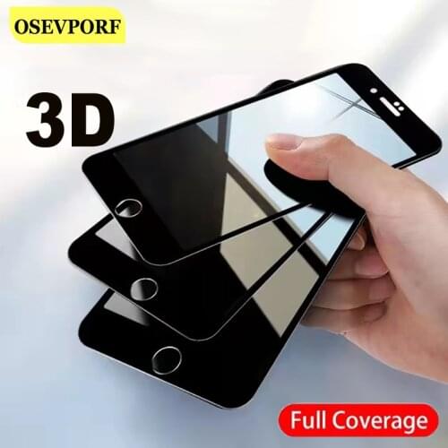 Matte Full Cover Screen Protector Tempered Glass for iPhone 8 7 6 6S Soft Edge Frosted Glass for iPhone X Anti Blue Light Film