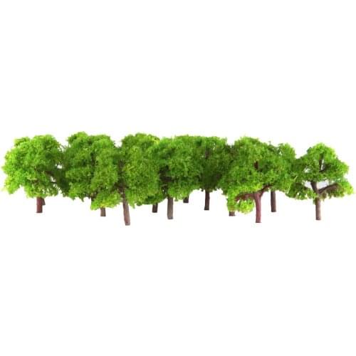 25x Z SCALE Model Railway Trees Street Plan Garden Landscape Wargame Diorama