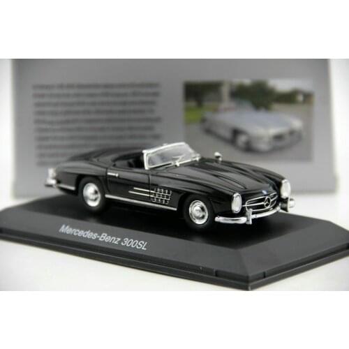1/43 Scale Mds 300SL Roadster Black Diecast car Model Toy Collection