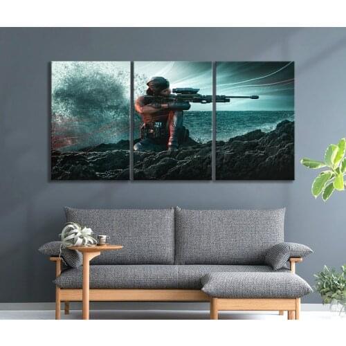 Rainbow Six Siege Operation Shifting Tides Female Sniper Game Character Poster HD Wall Picture Canvas Paintings for Home Decor