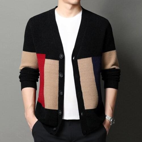 QUANBO Men's Cardigans