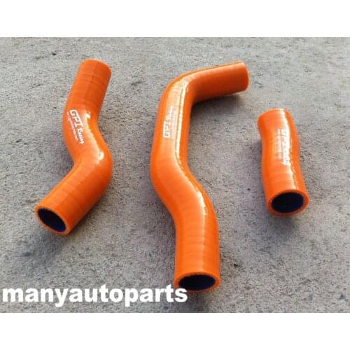 Silicone radiator hose for KTM 450 SXF/SX-F/XC-F 2007-2009 year 2007 2008 2009 ORANGE