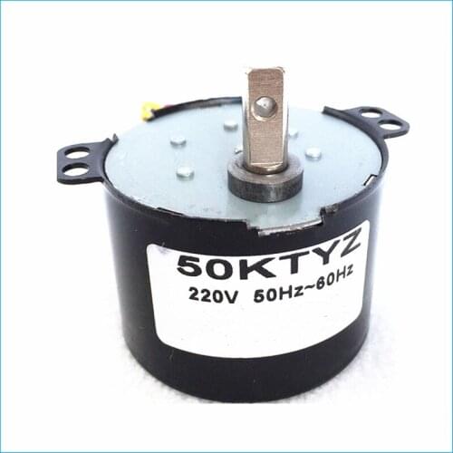 50KTYZ 220V ac Permanent magnet Synchronous electric motor,Reversible Controlled Low speed micro motors,Free Shipping J15022