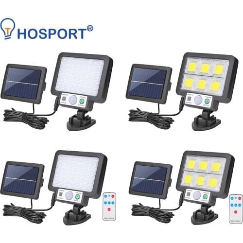 LED Split Solar Wall Light Outdoor Waterproof Motion Sensor Induction Lamp Garden Street Lamp with Remote Control Solar Light