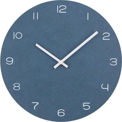 Vintage Wall Clock Modern Circular Slient Large Brief Style Wood Round Wall Clocks Watch Quartz Home Decor Relogio De Parede New