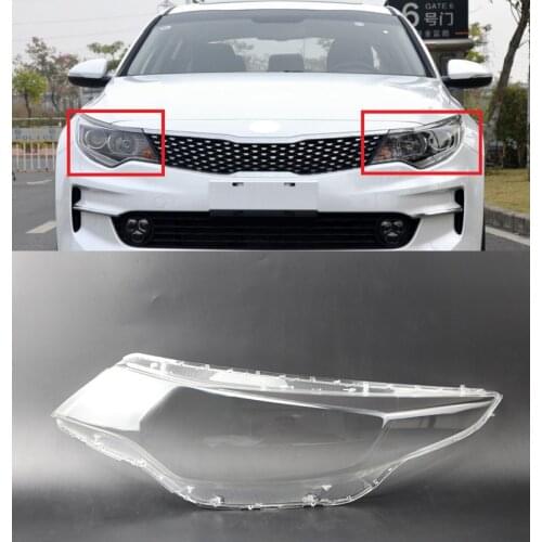 Lofty Richy For K5 Optima 2016-2018 Front Head Light Headlamp lens Cover Lampshade headlight glass Lamp Lampcover Shell Hood Lid