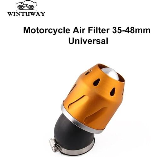 WINTUWAY Motorcycle Air Filter 35-48mm Universal Scooter Modification Parts Air- Cleaner Engine Parts For Yamaha For Honda
