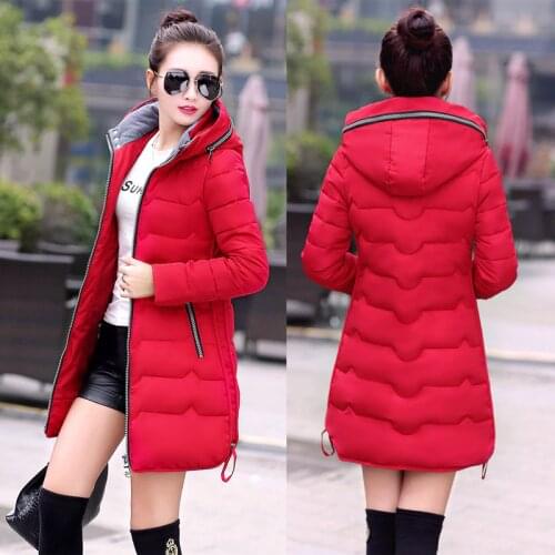 Loose thickening Women Winter Jackets Coats Down cotton Hooded Parkas Feminina Warm Outwear Plus Size 6XL Long Coats womens