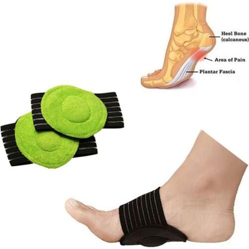 1 pair Foot Arch Support Plantar Fasciitis Heel Aid Feet Cushion Fallen Heel Pain Relief Shock Poduct