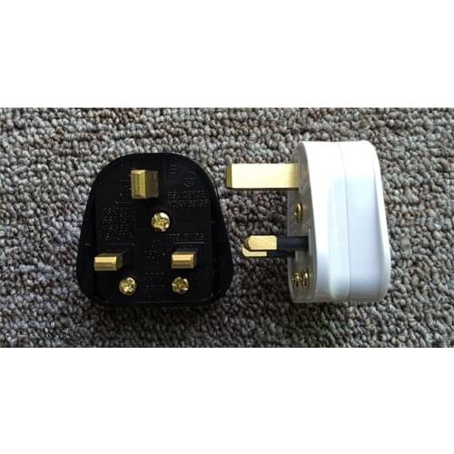 13A inch inch British standard three-leg square head with fuse tube assembly power wiring assembly plug