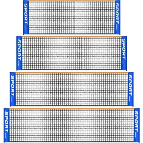 3/4/5/6m Professional Sport Training Standard Badminton Net Volleyball Net Easy Setup Outdoor Tennis Mesh Net Exercise