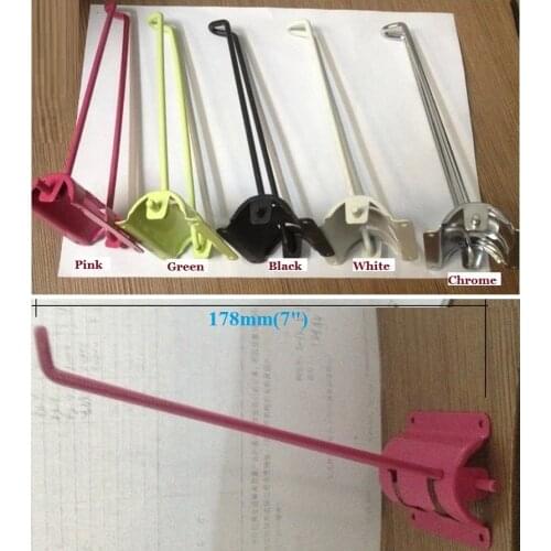 4Pcs Mini Wire 7" High Folding Hairpin Leg Display Showcase Decoration Stand Chrome Matte Black White Red Green