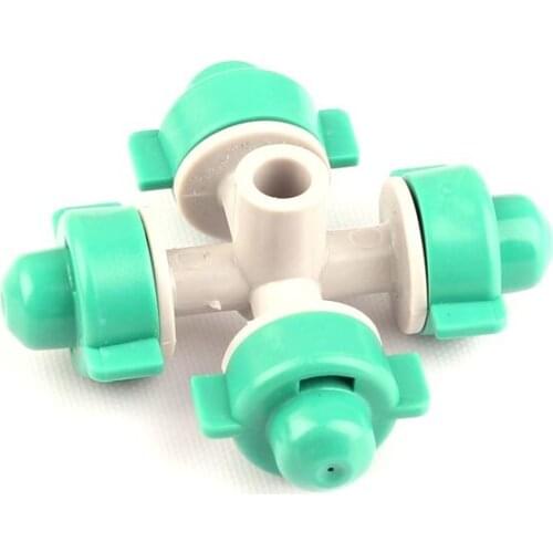 6pcs Green Garden Atomization Nozzle Seedling Atomizer Garden Sprinkler Nursery Nozzle Gardening Tools and Equipment
