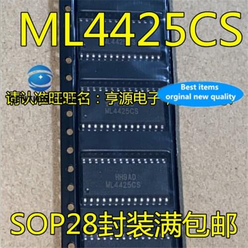 10Pcs ML4425 ML4425CS ML4425IS SOP28 Brushless DC motor driver control chip in stock 100% new and original
