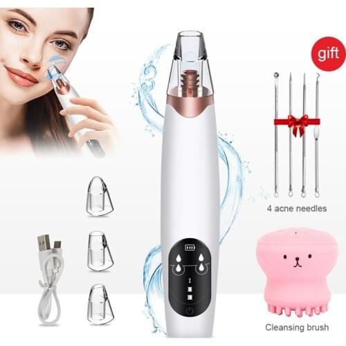 Electric Blackhead Remover Acne Vacuum Pore Removal Nose Face Deep Cleaner Skin Care Tool Blackhead Black Spots Remover T Zone
