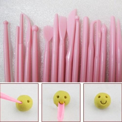 14pcs Plastic Crafts Clay Modeling Tool for Shaping and Sculpting DIN889