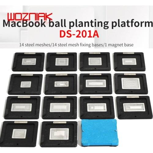 DS-201A DS-201B Tin planting platform FOR MacBook BGA CPU GPU PCH PMU SMC T1 T2 RMA NAND WIFI Power Chip Steel mesh formwork
