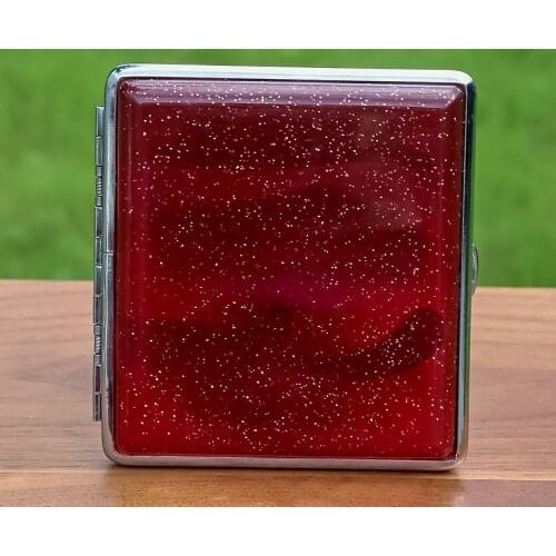 HORNET Plastic Cigarette Case Sequin Design Tobacco Cigarette Case Box for 20pcs Cigarette Smoke Smoking Accessories
