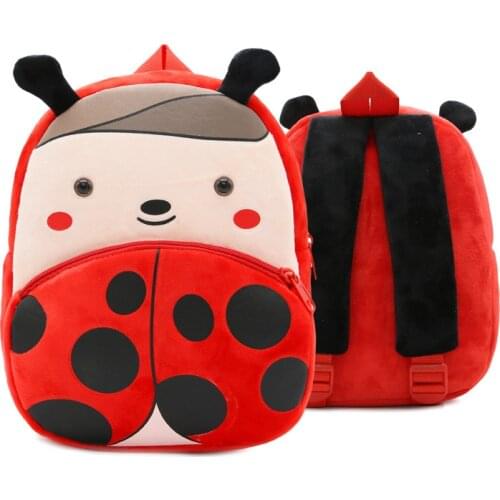 Cartoon Plush Children Backpack Kindergarten Schoolbag Animal Kids Travel Bag Children Plushie School Bags Girls Boys Bookbag