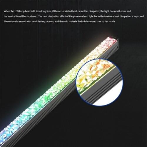 RGB PC LED Strip Diamond Crystal Magnetic ARGB Strip for PC Case Lighting 5V 3pin SYNC MSI Mystic Light Sync Motherboard