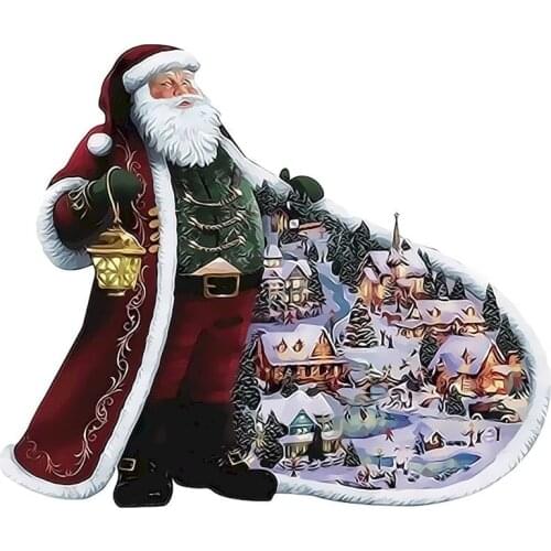 Father Christmas Oil Paint By Numbers 50x65 On Canvas With Framed Acrylic Painting For Adults Color By Numbers Drawing Decor Art