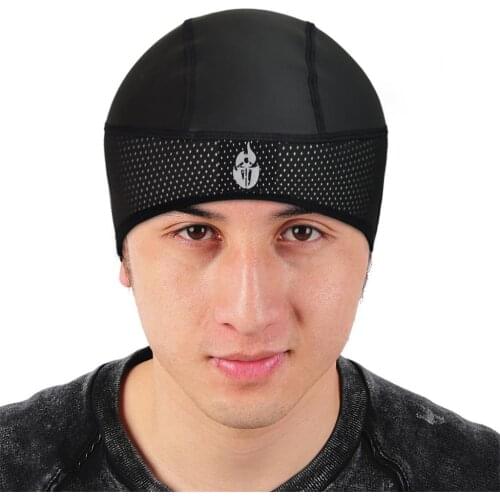 Fitness Cycling Cooling Skull Cap Sports Helmet Liner Running Beanie Thermal Retention Breathable Fits Under Helmets