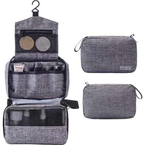 Folding Makeup Bag Large Capacity Hanging Cosmetic Bag Multifunction Travel Organizer Toiletry Wash Storage Pouch Beautician