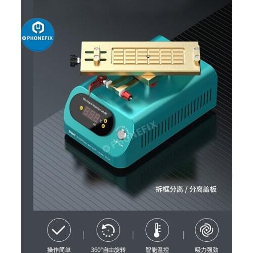 UYUE 948 MAX Rotating LCD Glass Touch Screen Separator Machine For iPhone Samsung Curved Screen Fast Heating Separation Repair