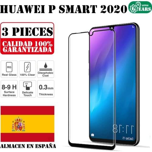 Huawei P smart 2020 Set 3 PCs full tempered glass screen Protector Ultra slim scratch protection