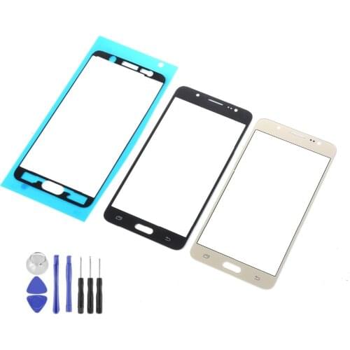 LCD Front Glass Touch Screen For Samsung Galaxy J7 2016 J710 J710F J710FN J710FD Touch Screen Sensor+Adhesive+Tools