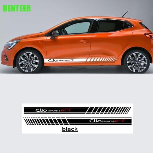 1set Car Side Body Sticker Exterior Decoration Sticker For Renault Dacia Clio