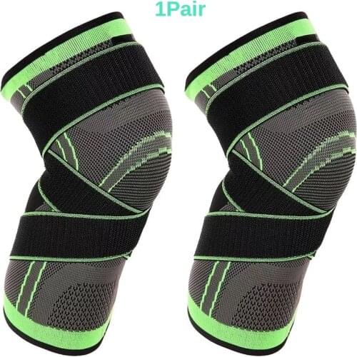1 Pair Men Women Knee Support Compression Sleeves Joint Pain Arthritis Relief Running Fitness Elastic Wrap Brace Knee Pads With