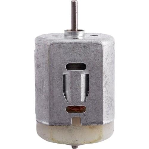 13000RPM/6500RPM 12V High Torque Magnetic Electric DC Micro Motor Silver